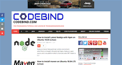 Desktop Screenshot of codebind.com